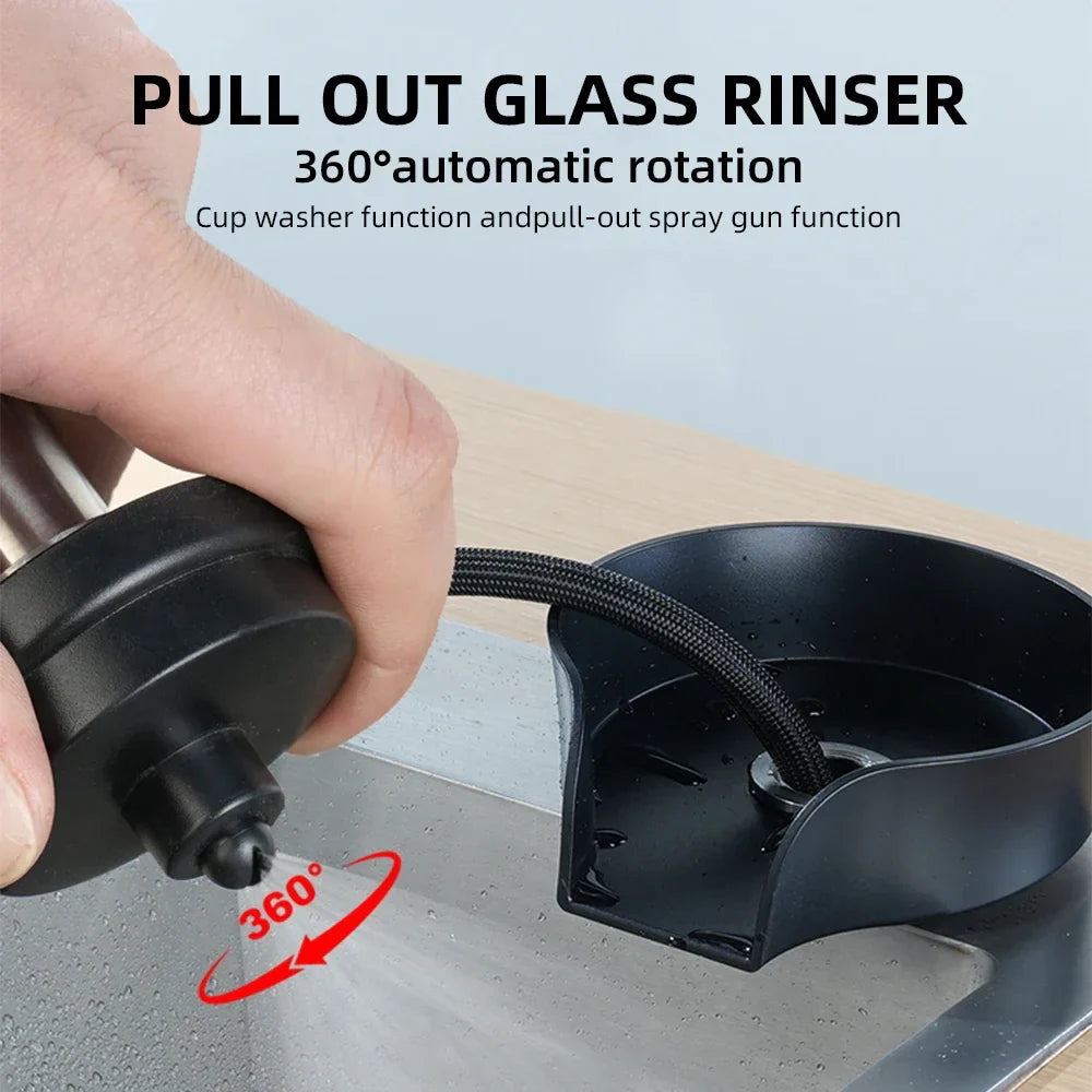 High-Pressure Glass Rinser