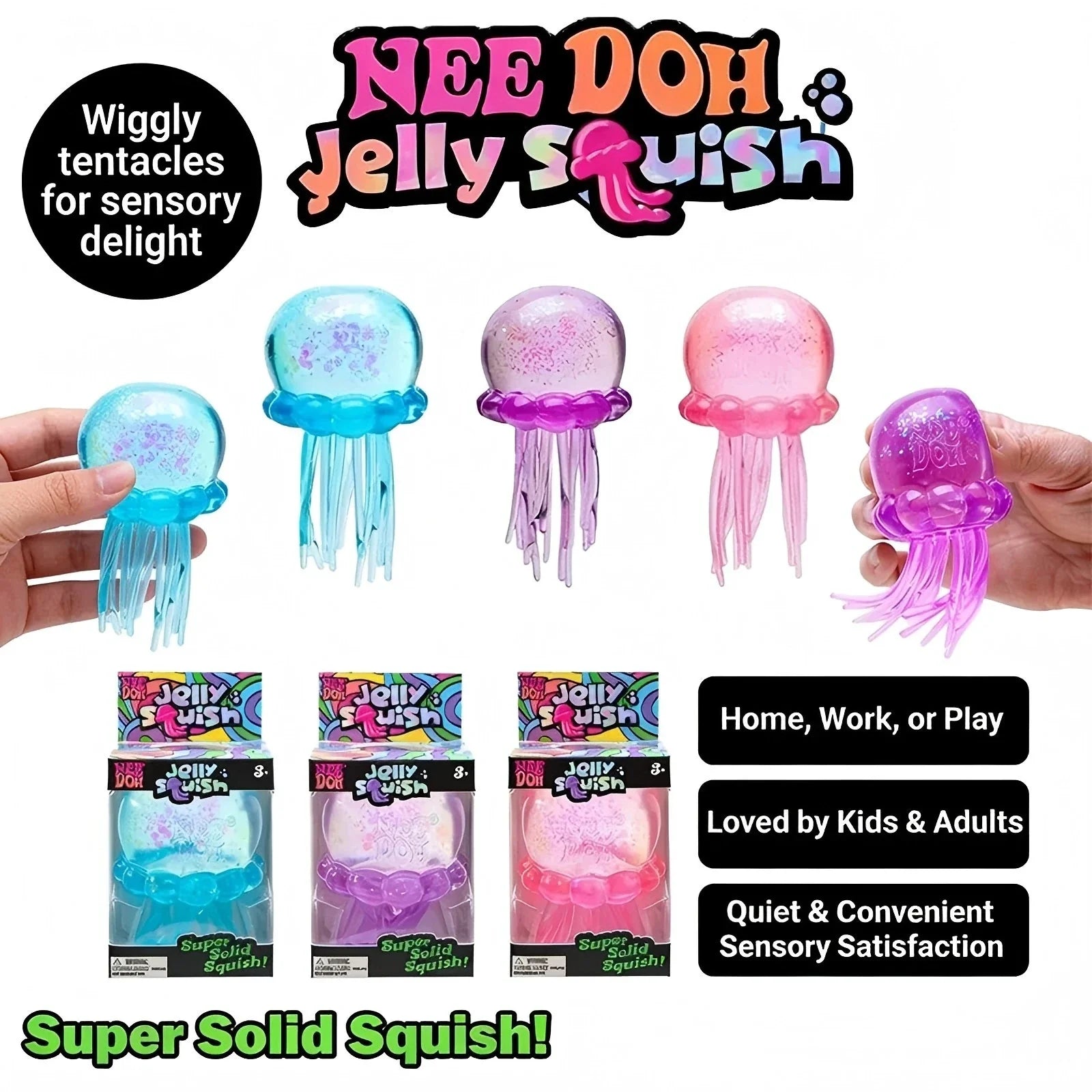 Jellyfish & Cube Stress Reliever