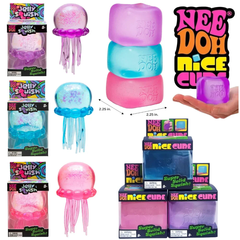 Jellyfish & Cube Stress Reliever